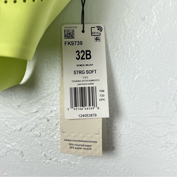 Adidas by Stella McCartney Scuba Sports Bra 32B - Picture 3 of 7